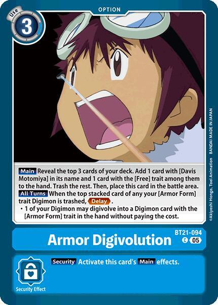 BT21-094 Armor Digivolution Single