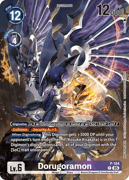 P-184 Dorugoramon (BT-21: Illustration Celebration Pack) Single