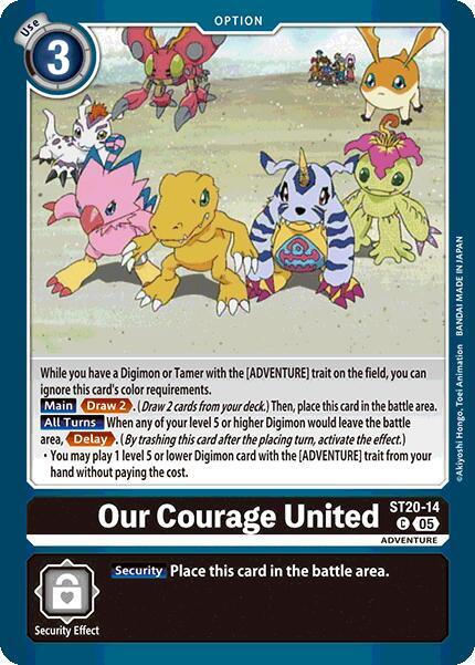 ST20-14 Our Courage United Single