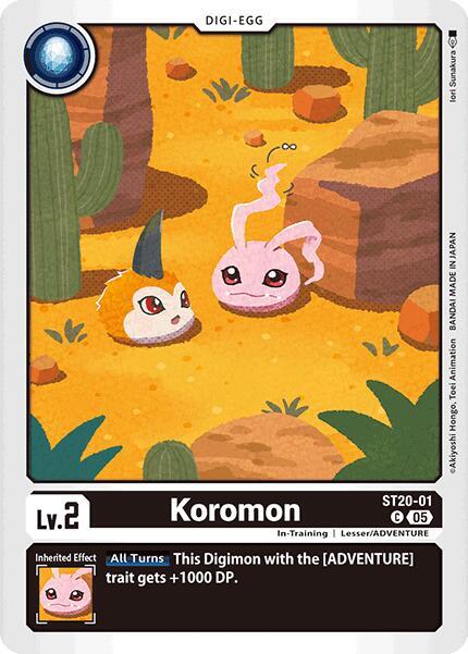 ST20-01 Koromon Single