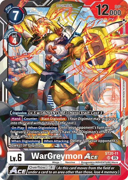 ST20-11 WarGreymon ACE Single