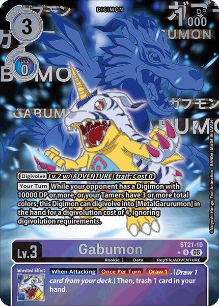 ST21-10 Gabumon (Rare Pull) Single