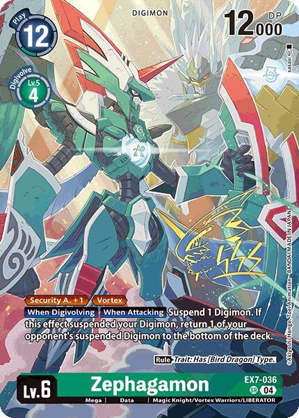 EX7-036 Zephagamon (Rare Pull) Single