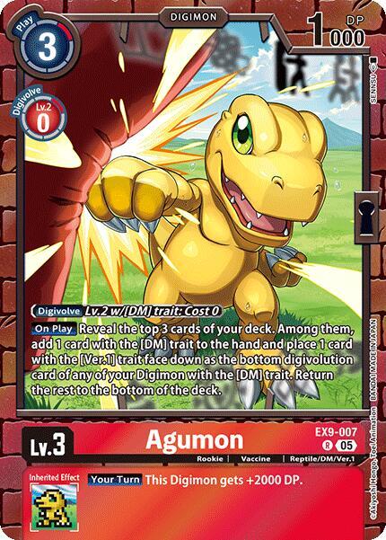 EX9-007 Agumon Single