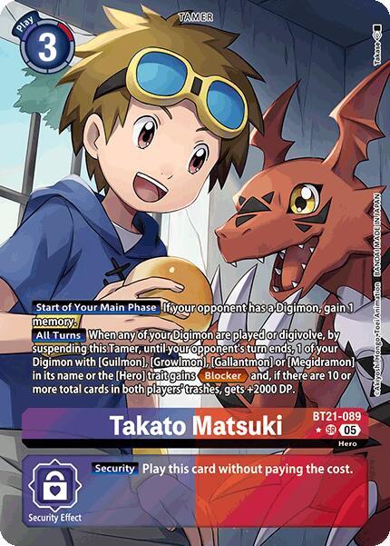 BT21-089 Takato Matsuki (Alternate Art) Single