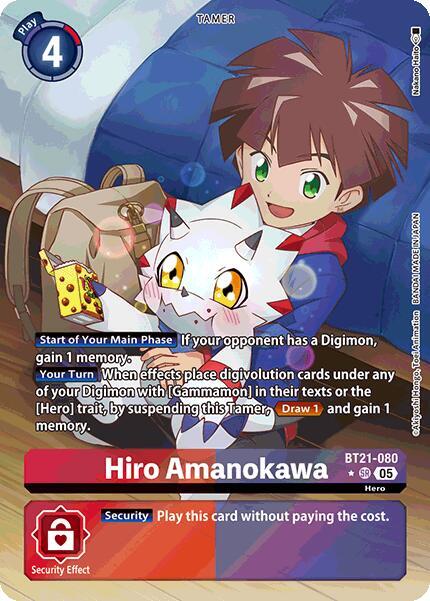 BT21-080 Hiro Amanokawa (Alternate Art) Single