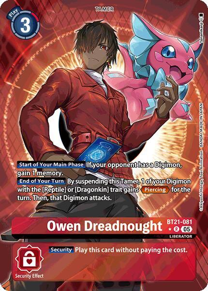 BT21-081 Owen Dreadnought (Alternate Art) Single