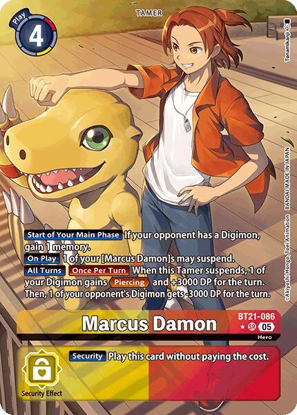 BT21-086 Marcus Damon (Alternate Art) Single