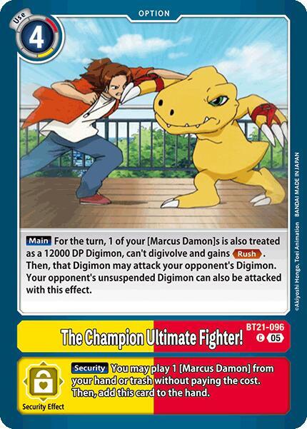 BT21-096 The Champion Ultimate Fighter! Single