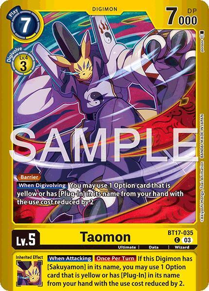 BT17-035 Taomon BB Single