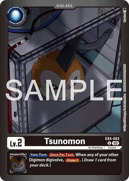 EX4-003 Tsunomon BB Single