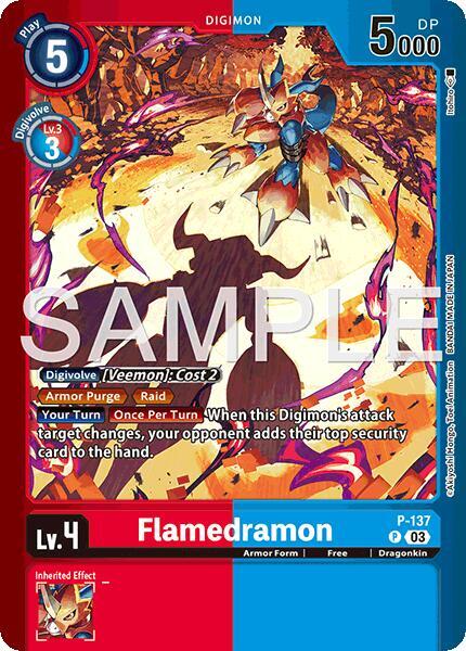 P-137 Flamedramon BB Single