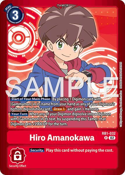 RB1-032 Hiro Amanokawa BB Single