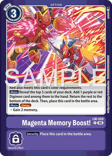 LM-050 Magenta Memory Boost BB Single