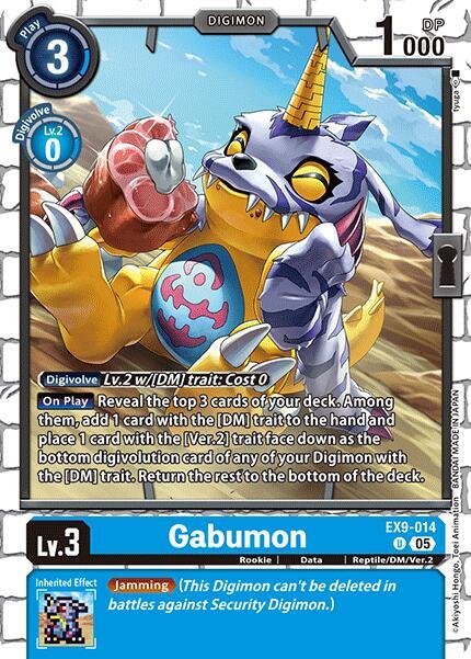 EX9-014 Gabumon Single