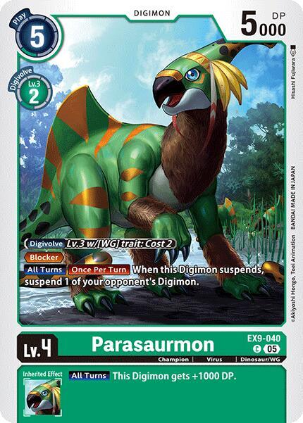 EX9-040 Parasaurmon Single