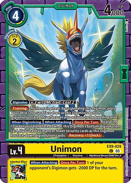 EX9-029 Unimon Single