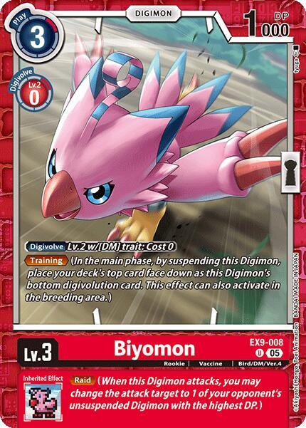 EX9-008 Biyomon Single
