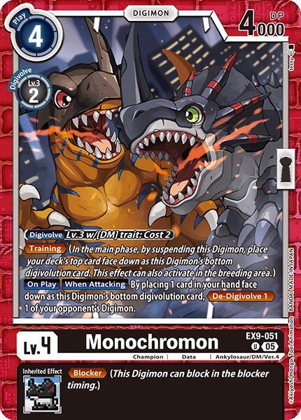 EX9-051 Monochromon Single