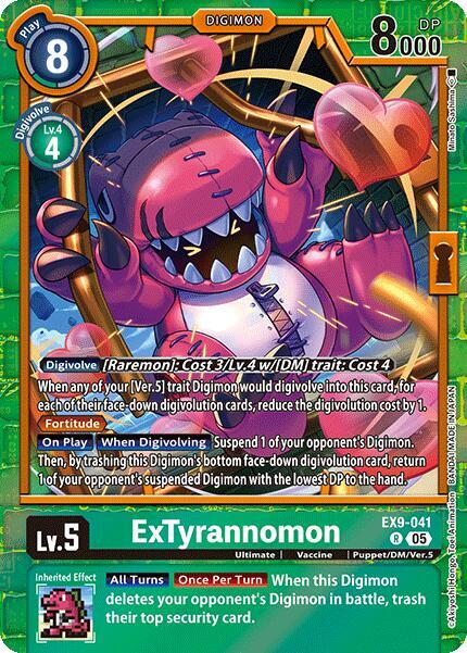 EX9-041 ExTyrannomon Single