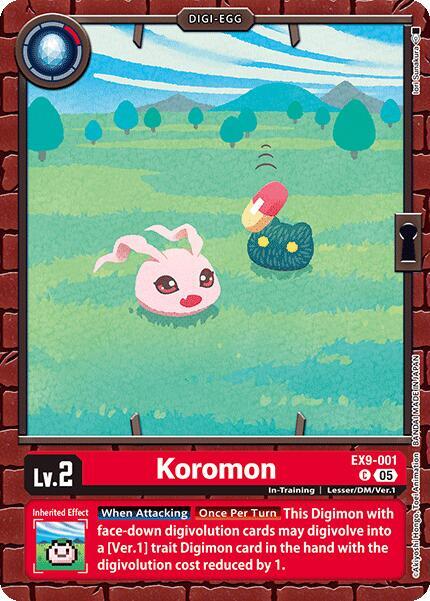 EX9-001 Koromon Single
