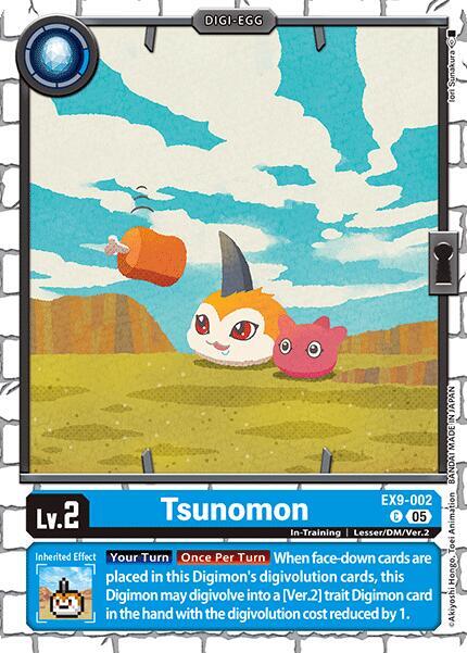 EX9-002 Tsunomon Single