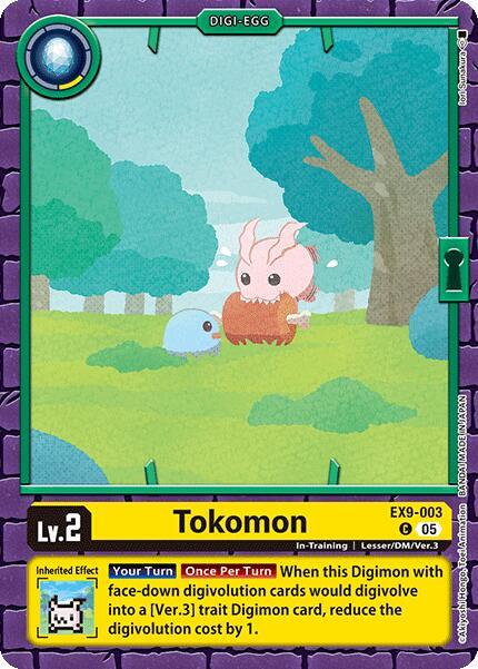 EX9-003 Tokomon Single