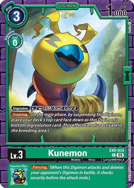 EX9-034 Kunemon Single