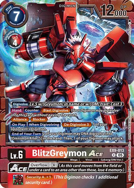 EX9-013 BlitzGreymon ACE Single