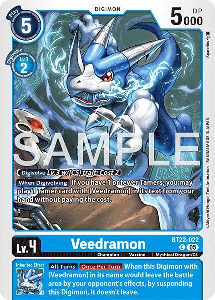 BT22-022 Veedramon Single