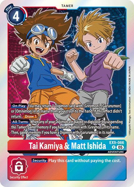 EX9-066 Tai Kamiya and Matt Ishida Single