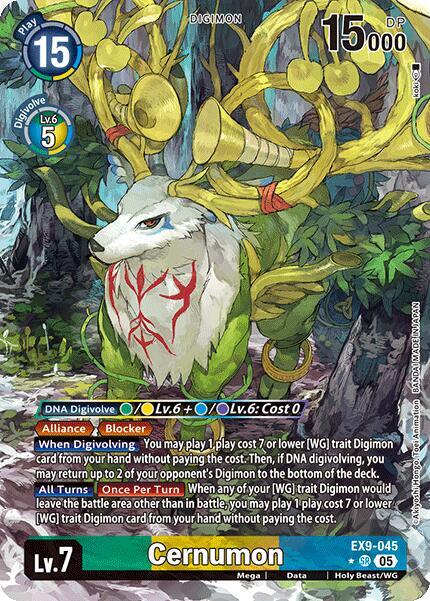 EX9-045 Cernumon Alternate Art Single
