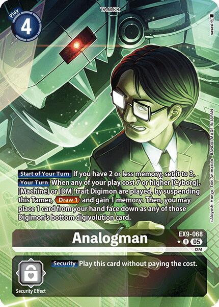 EX9-068 Analogman Alternate Art Single
