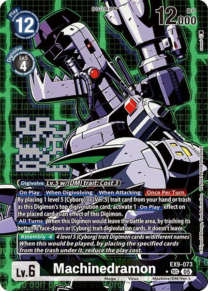 EX9-073 Machinedramon Alternate Art Single