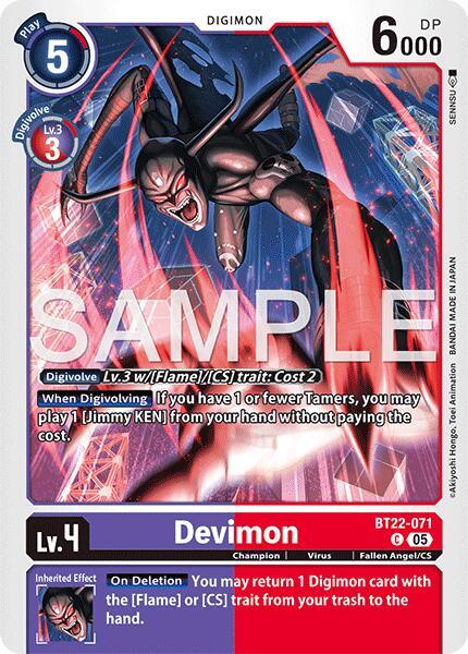 BT22-071 Devimon Single