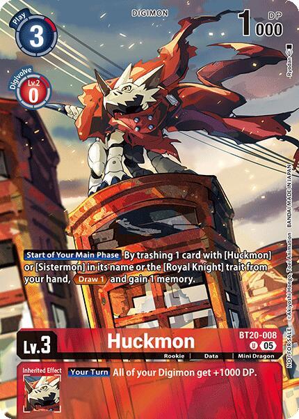 BT20-008 Huckmon Versus Monsters Legend Pack 2025 Single