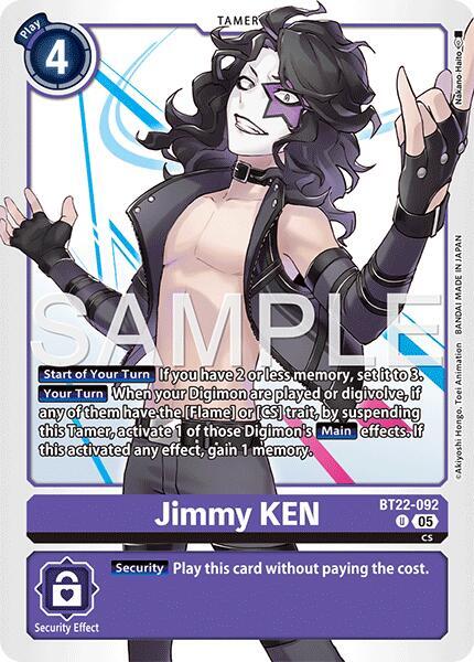 BT22-092 Jimmy KEN Single