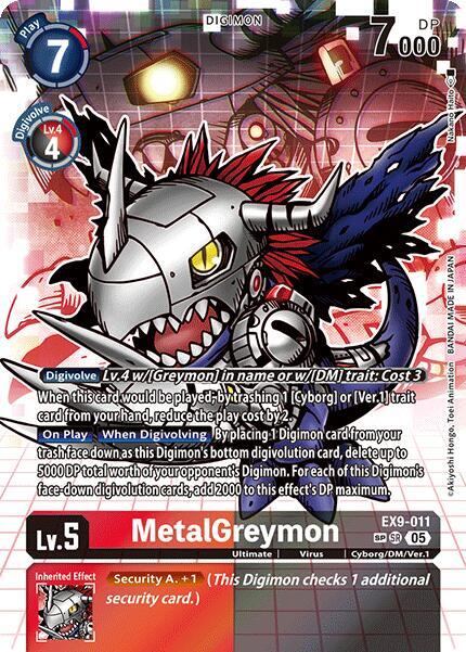 EX9-011 MetalGreymon SP Single