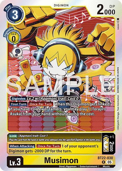 BT22-030 Musimon Single