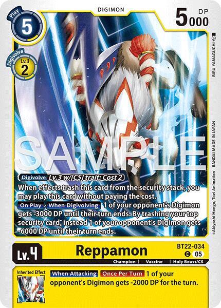BT22-034 Reppamon Single