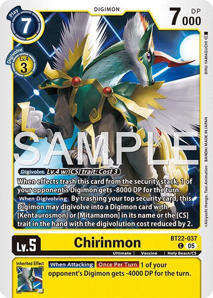 BT22-037 Chirinmon Single
