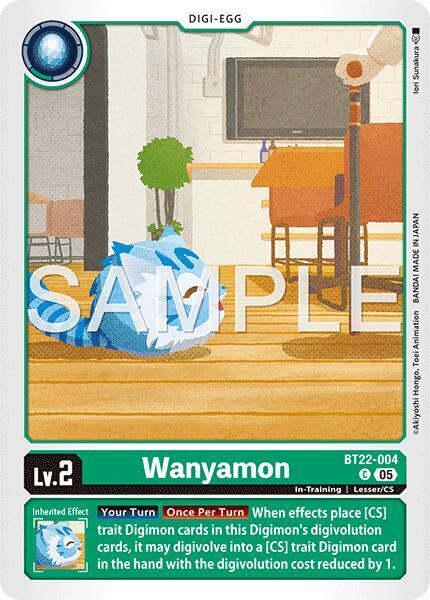 BT22-004 Wanyamon Single