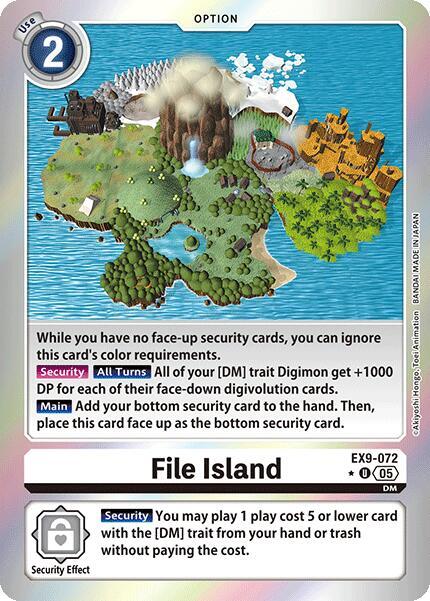 EX9-072 File Island Limited Foil Single