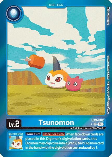 EX9-002 Tsunomon Limited Foil Single