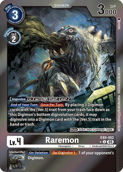 EX9-052 Raremon Limited Foil Single