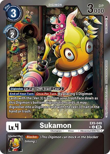 EX9-049 Sukamon Limited Foil Single