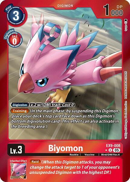 EX9-008 Biyomon Limited Foil Single