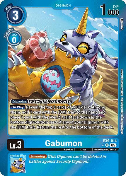 EX9-014 Gabumon Limited Foil Single