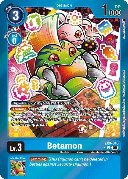 EX9-016 Betamon Limited Foil Single