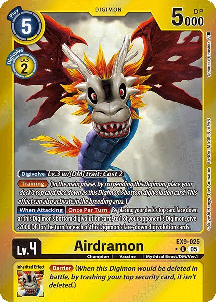 EX9-025 Airdramon Limited Foil Single